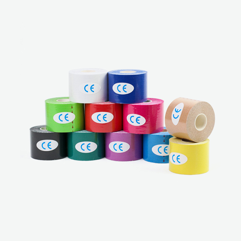 Cinta de kinesiología muscular deportiva de algodón Cinta deportiva