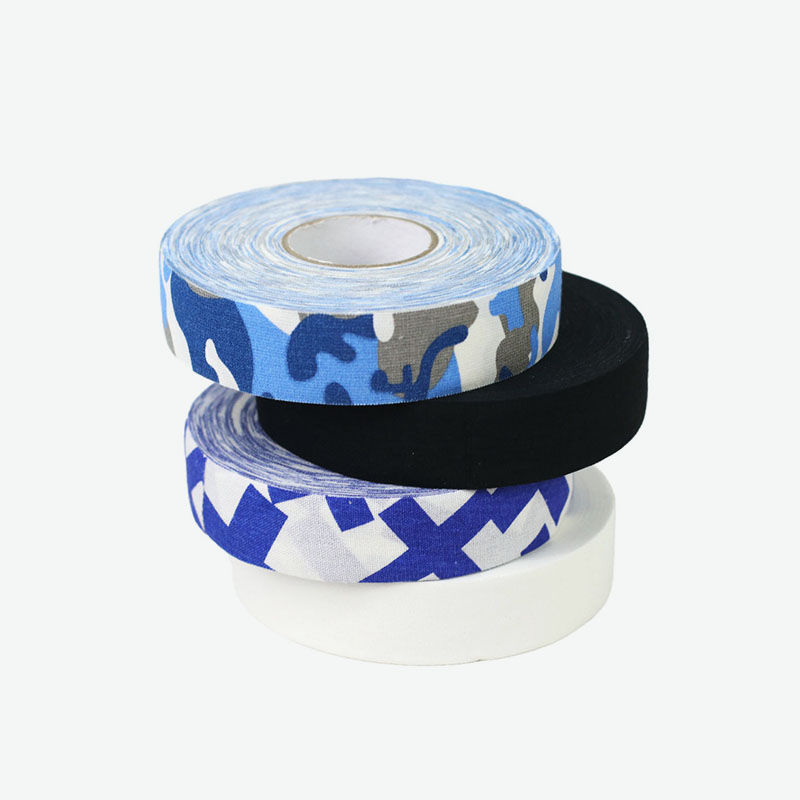 Cinta de palo de hockey de tela de algodón personalizada al por mayor Cinta de hockey sobre hielo