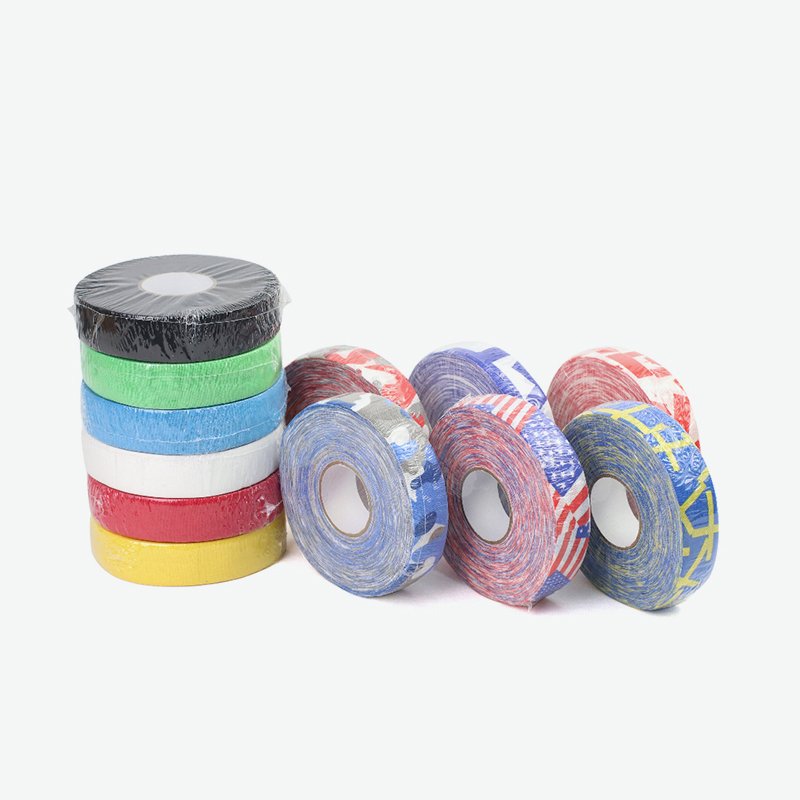 Cinta de palo de hockey de tela de algodón personalizada al por mayor Cinta de hockey sobre hielo