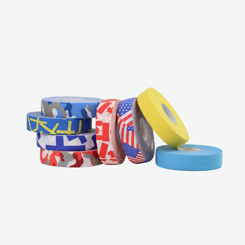 Cinta de palo de hockey de tela de algodón personalizada al por mayor Cinta de hockey sobre hielo