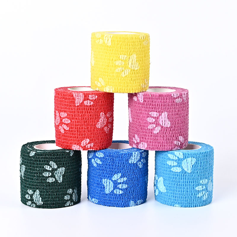 Vendaje cohesivo elástico no tejido adhesivo autoadhesivo