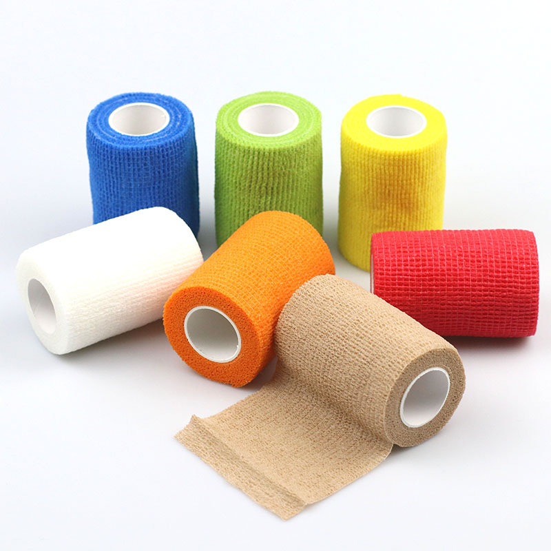 Vendaje cohesivo elástico no tejido adhesivo autoadhesivo
