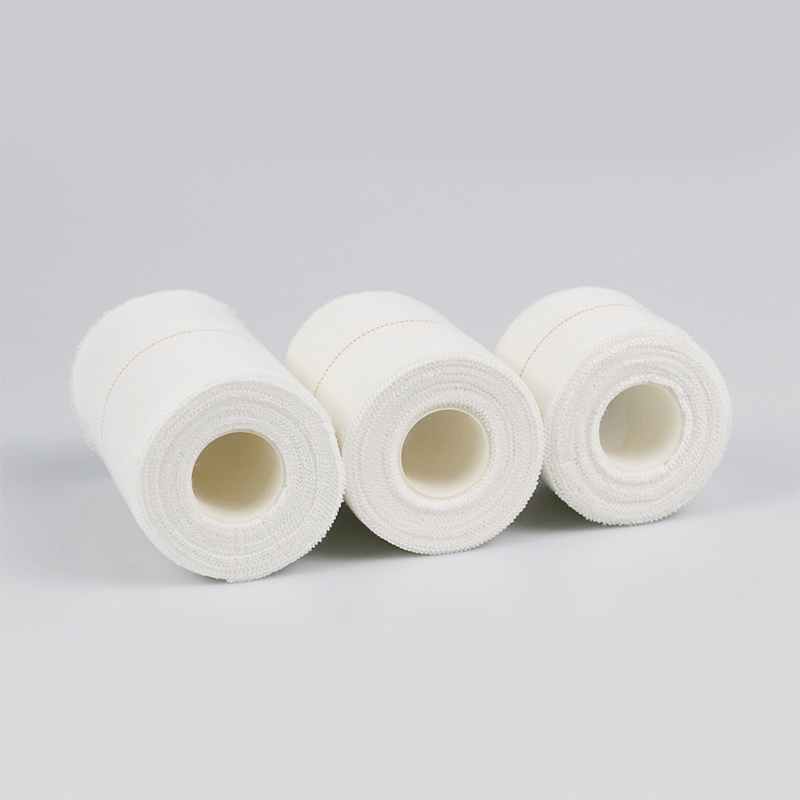 Cinta EAB pesada Color de piel blanco Vendaje adhesivo elástico elástico pesado Algodón Cinta EAB transpirable Soporte de muestra