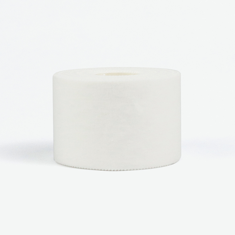 Cinta deportiva atlética con soporte transpirable para tobillo de color blanco