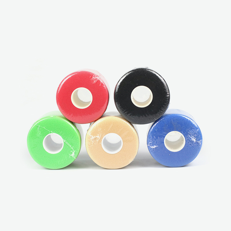 Cinta deportiva preenvoltura de PU suave con espuma debajo de la envoltura