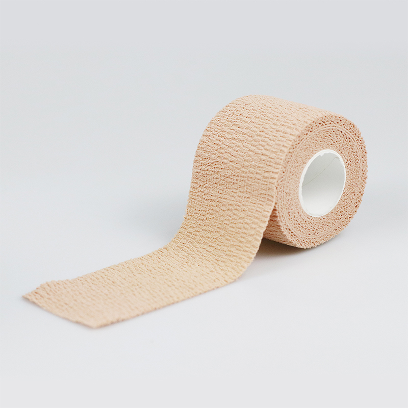 Venda de algodón autoadhesiva elástica de fácil desgarro