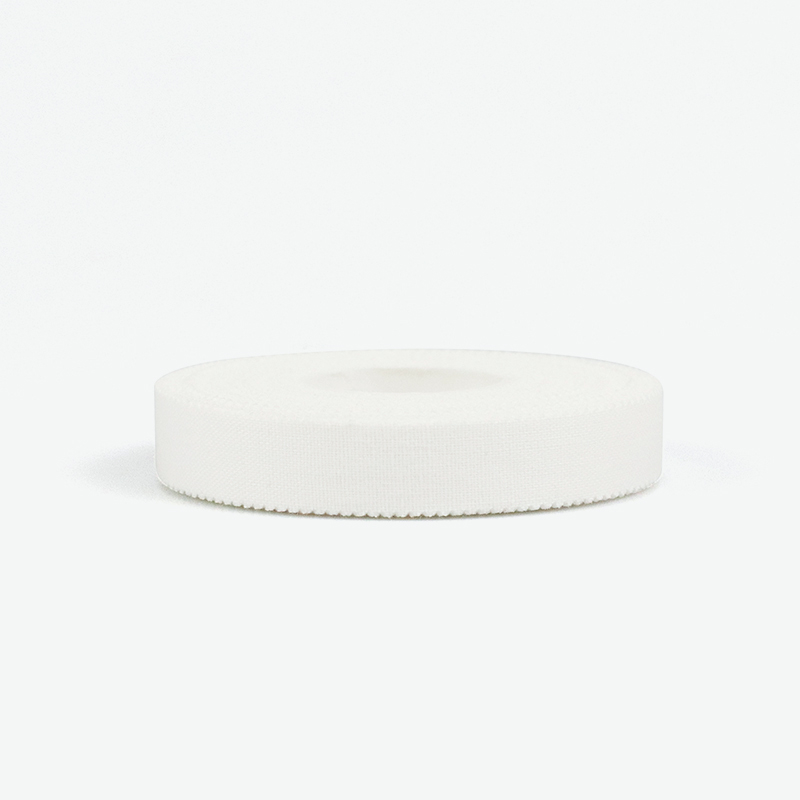 Cinta deportiva atlética con soporte transpirable para tobillo de color blanco