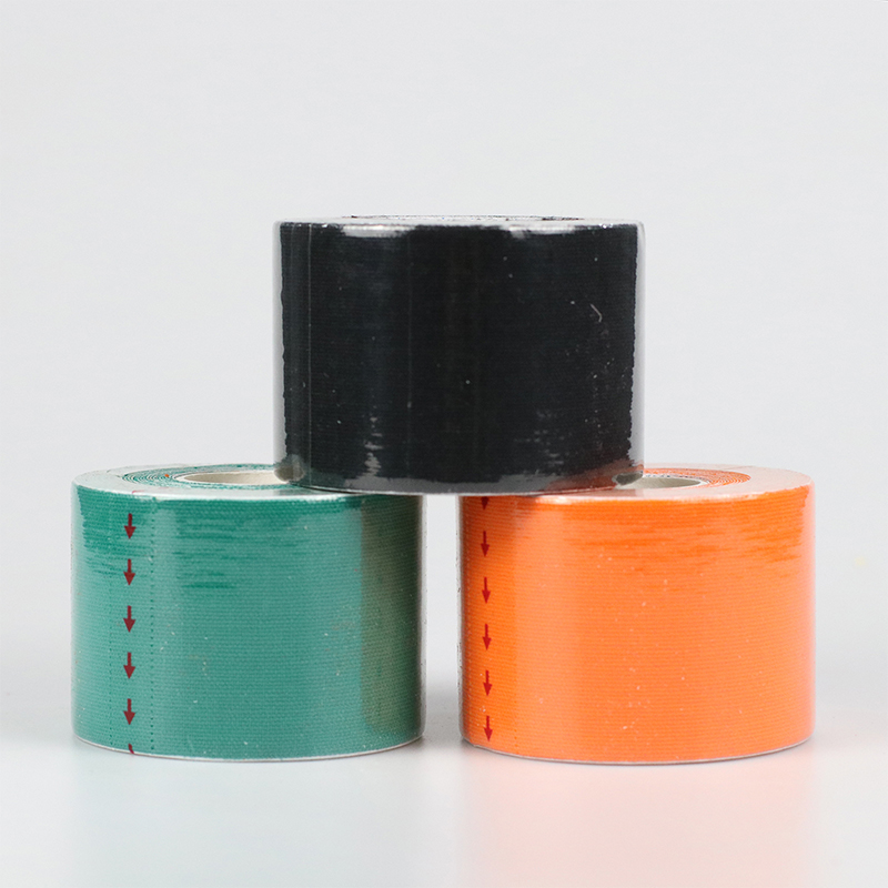 Cinta de kinesiología precortada elástica para deportes para deportistas