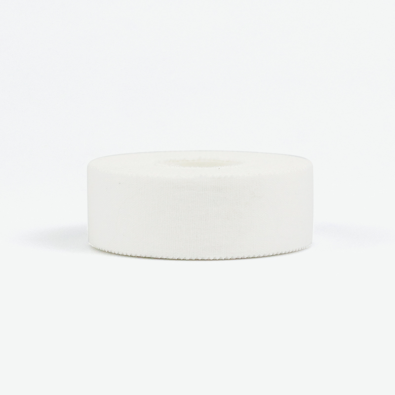 Cinta deportiva atlética con soporte transpirable para tobillo de color blanco