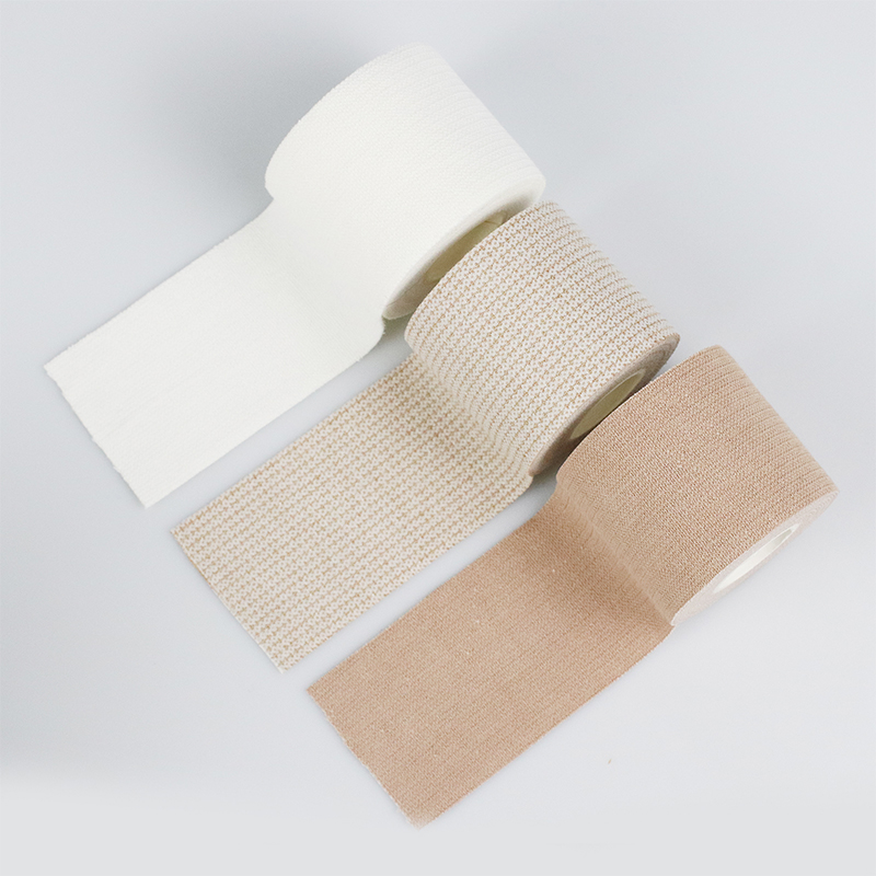 Vendaje adhesivo elástico grueso cortado para equipo de protección deportiva Pegamento de óxido de zinc